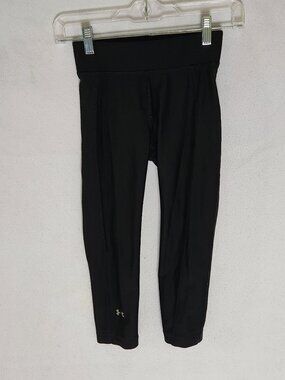 Under Armour Women’s XS Black Leggings Athletic Compression Pants Stretch